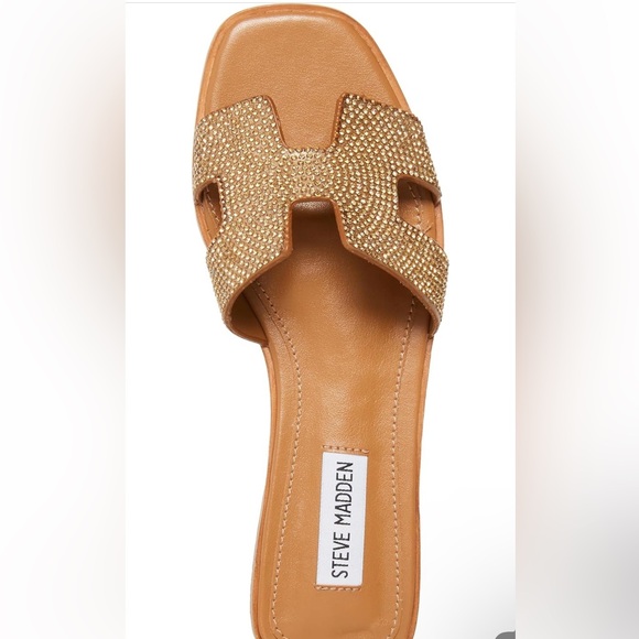 NWT Steve Madden Hadyn Bronze Rhinestone Size 10 - Picture 6 of 7